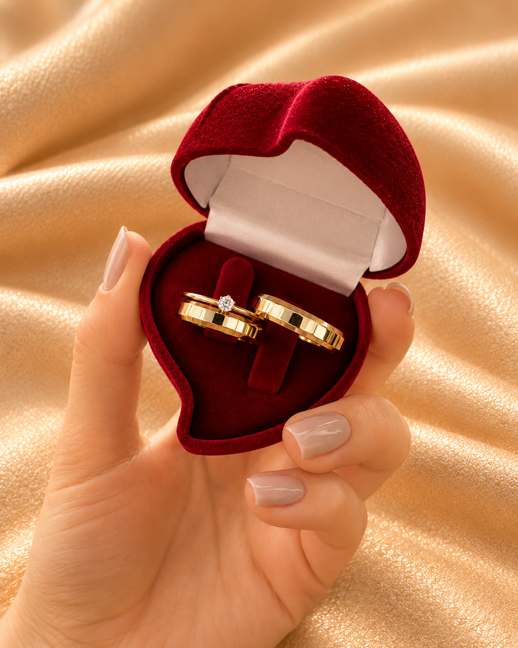 Par Alianças Eternize – Ouro 10K Premium (4mm, 6g o Par)