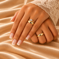 Combo Alianca Casamento Ouro 12K 6Mm 10 Gramas Par W6 Solitario Liso